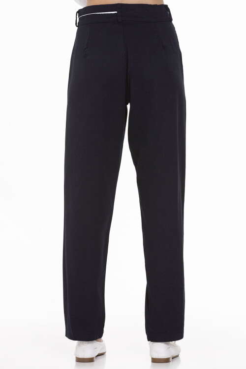 Kız Çocuk Beli Ayarlanabilir Gabardin Pantolon 9-14 Yaş Lx247