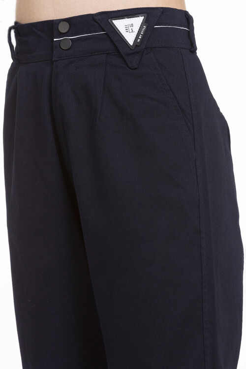 Kız Çocuk Beli Ayarlanabilir Gabardin Pantolon 9-14 Yaş Lx247