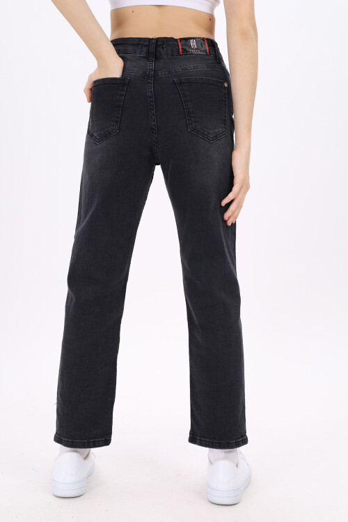 Kız Çocuk Okul Tarz Jean Kot Pantolon 9-15 Yaş Lx134