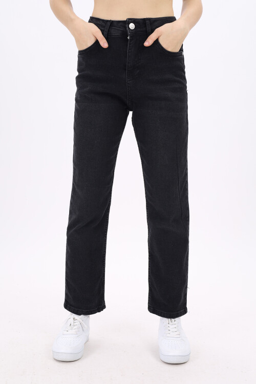 Kız Çocuk Okul Tarz Jean Kot Pantolon 9-15 Yaş Lx134