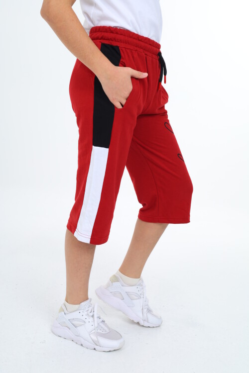 Erkek Çocuk Garni Detaylı Kapri 4-14 Yaş Lx7082