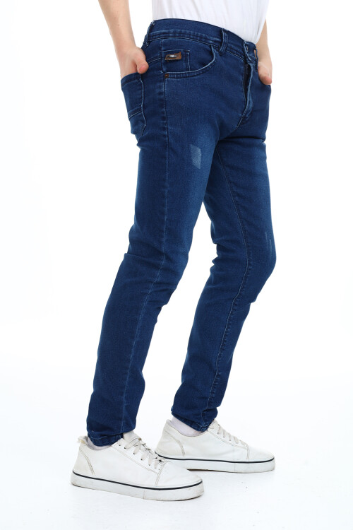 Erkek Çocuk Likralı -Ekstra Esnek Jean Pantolon 12-16 Yaş Lxz200