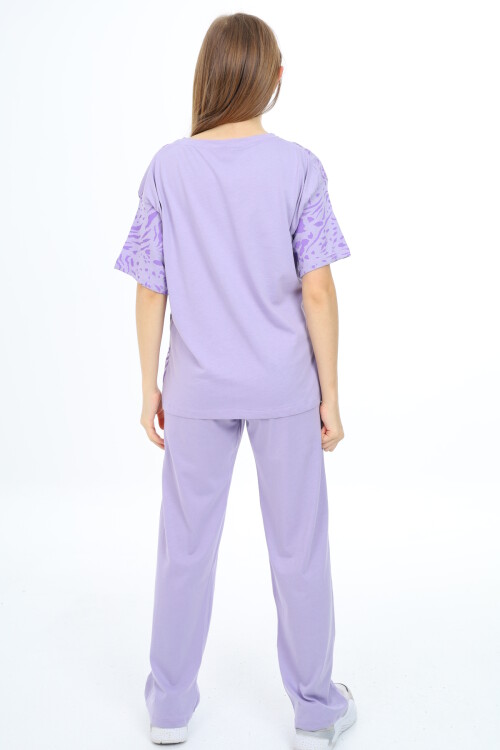 Kız Çocuk Desenli Takım 9-14 Yaş Px010