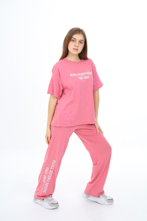 Kız Çocuk Desenli Takım 9-14 Yaş Px010