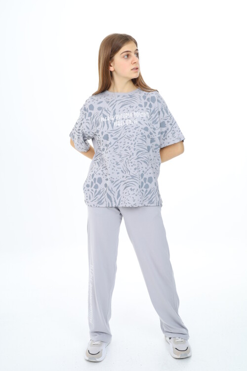 Kız Çocuk Desenli Takım 9-14 Yaş Px010
