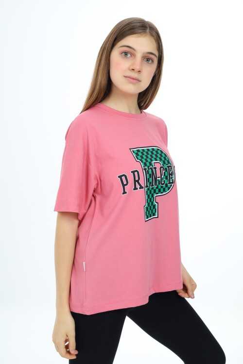 Kız Çocuk Harf Ve Yazı Baskılı T-Shirt 9-14 Yaş Lx5032