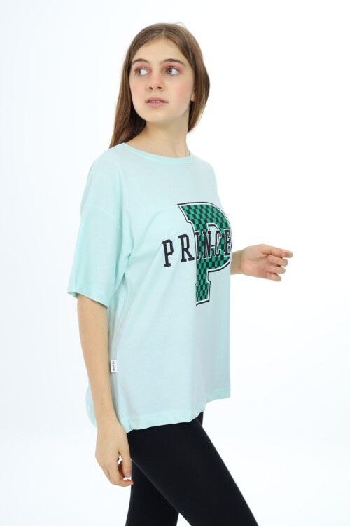 Kız Çocuk Harf Ve Yazı Baskılı T-Shirt 9-14 Yaş Lx5032