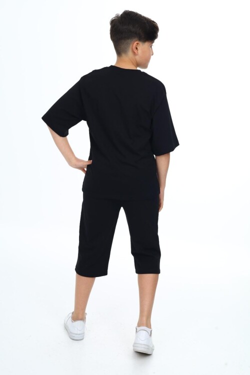 Erkek Çocuk Kaprili Alt-Üst Takım Lx7111