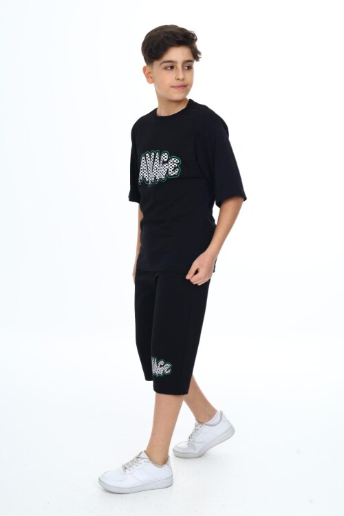 Erkek Çocuk Kaprili Alt-Üst Takım Lx7111