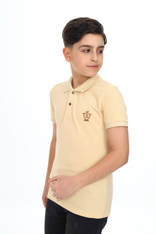 Erkek Çocuk Polo Yaka T-Shirt 5-14 Yaş Lxb018