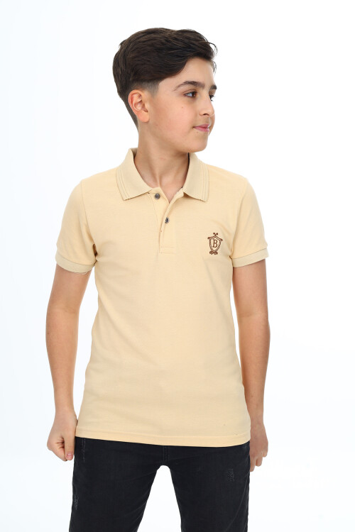 Erkek Çocuk Polo Yaka T-Shirt 5-14 Yaş Lxb018