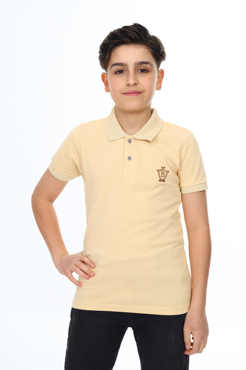 Erkek Çocuk Polo Yaka T-Shirt 5-14 Yaş Lxb018