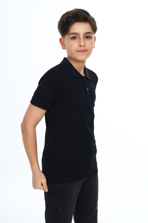 Erkek Çocuk Polo Yaka T-Shirt 5-14 Yaş Lxb018