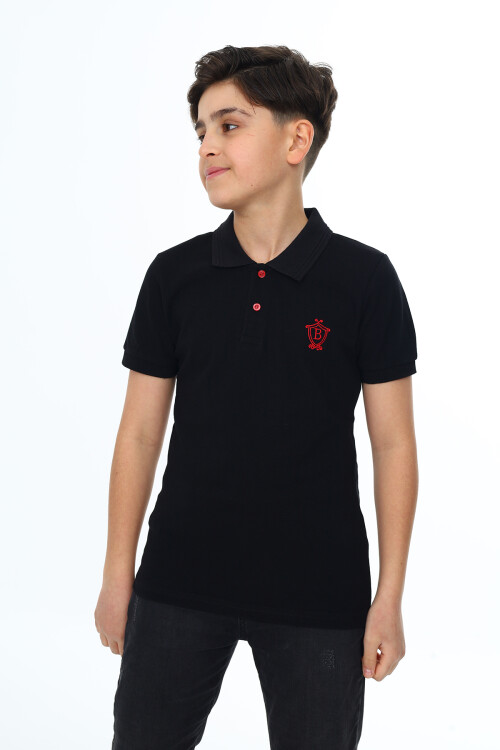Erkek Çocuk Polo Yaka T-Shirt 5-14 Yaş Lxb018