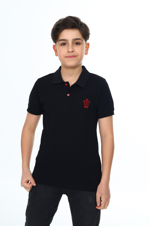 Erkek Çocuk Polo Yaka T-Shirt 5-14 Yaş Lxb018