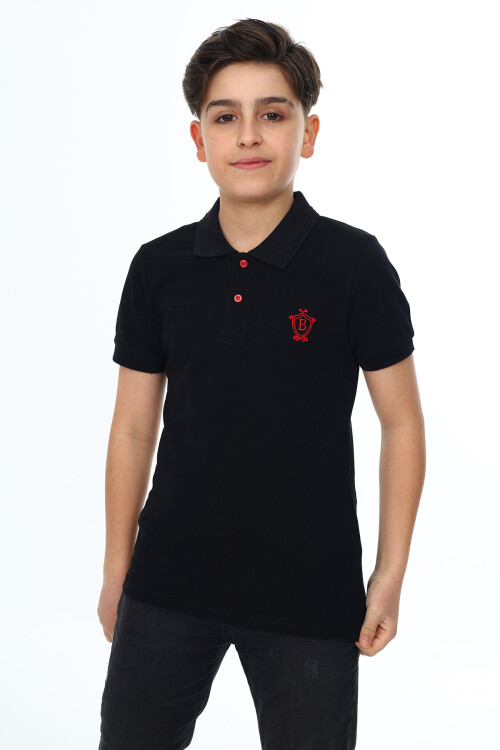 Erkek Çocuk Polo Yaka T-Shirt 5-14 Yaş Lxb018