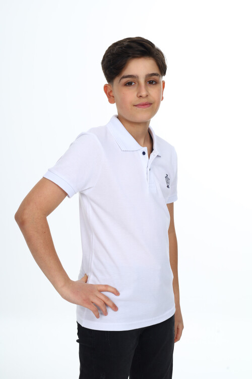 Erkek Çocuk Polo Yaka T-Shirt 5-14 Yaş Lxb018