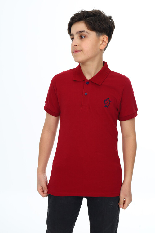 Erkek Çocuk Polo Yaka T-Shirt 5-14 Yaş Lxb018
