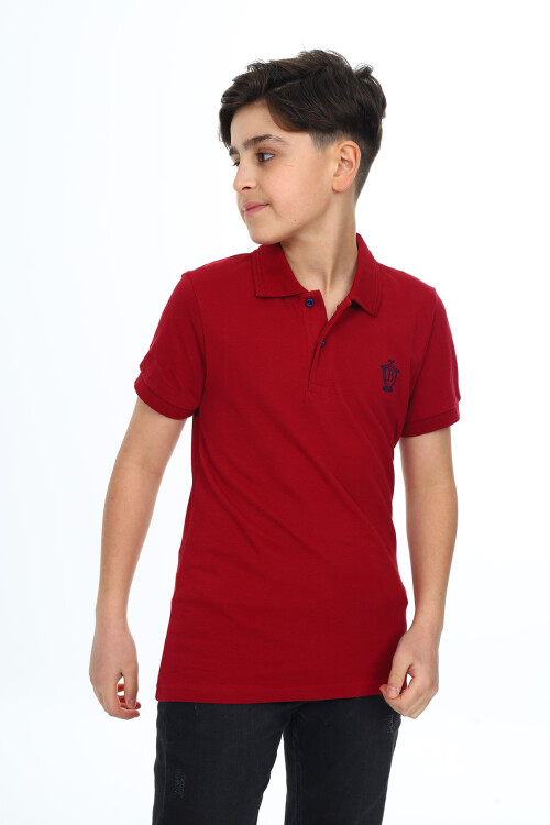Erkek Çocuk Polo Yaka T-Shirt 5-14 Yaş Lxb018