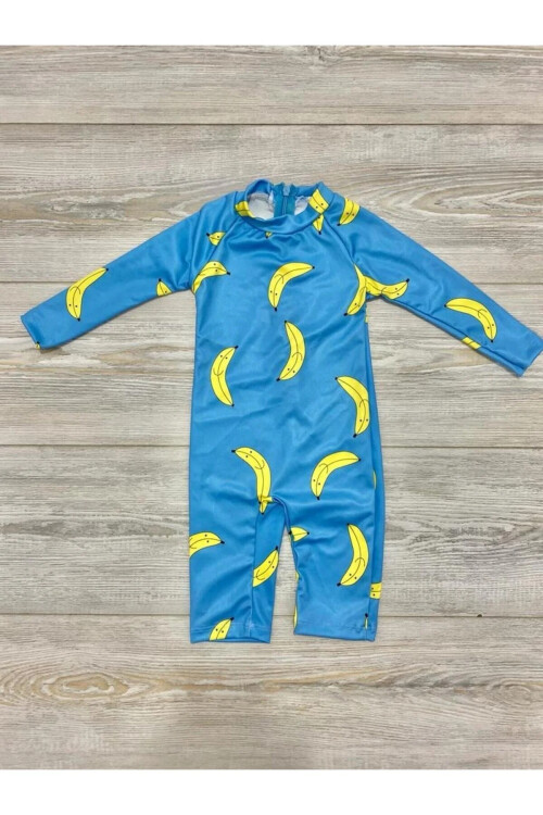 Kız Çocuk 2li Mayo Takımı (Şapka-Alt/Üst Yüzücü) 1-8 Yaş 003