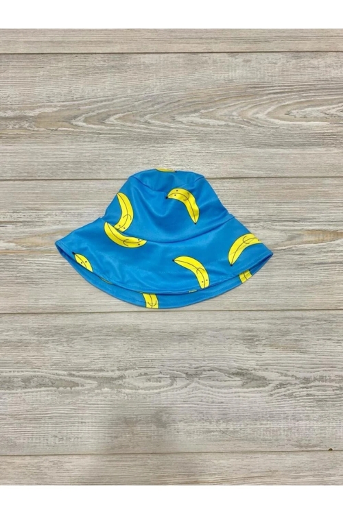 Kız Çocuk 2li Mayo Takımı (Şapka-Alt/Üst Yüzücü) 1-8 Yaş 003