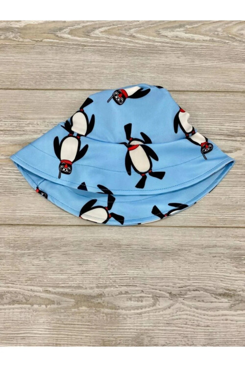 Kız Çocuk 2li Mayo Takımı (Şapka-Alt/Üst Yüzücü) 1-8 Yaş 003