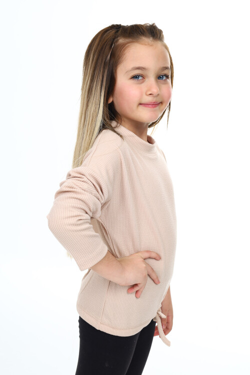 Kız Çocuk Bady Sweatshirt-Bel Kuşaklı 6-13 Yaş 9360
