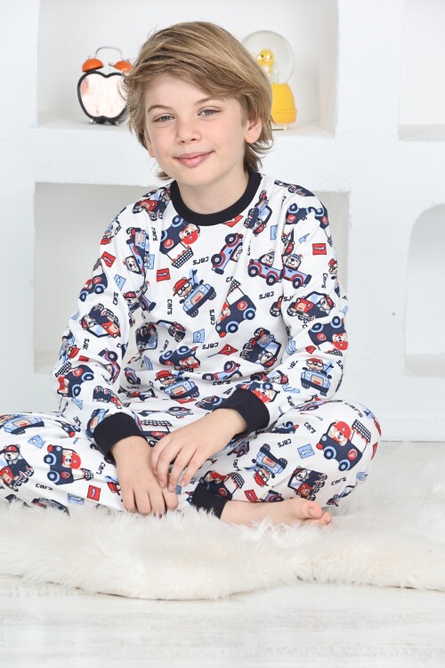 Erkek Çocuk Cars Baskılı Pijama Takımı 1-11 Yaş 4924-26