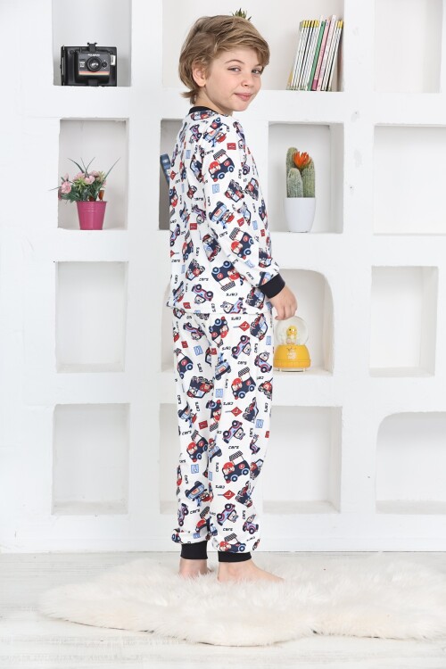 Erkek Çocuk Cars Baskılı Pijama Takımı 1-11 Yaş 4924-26
