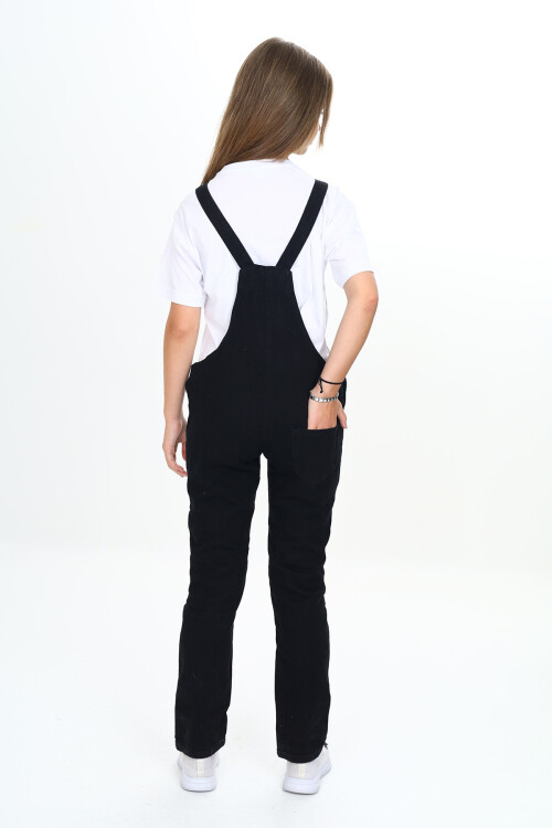 Kız Çocuk Jean Salopet-Peluş Ayıcıklı- 2-13 Yaş 0095