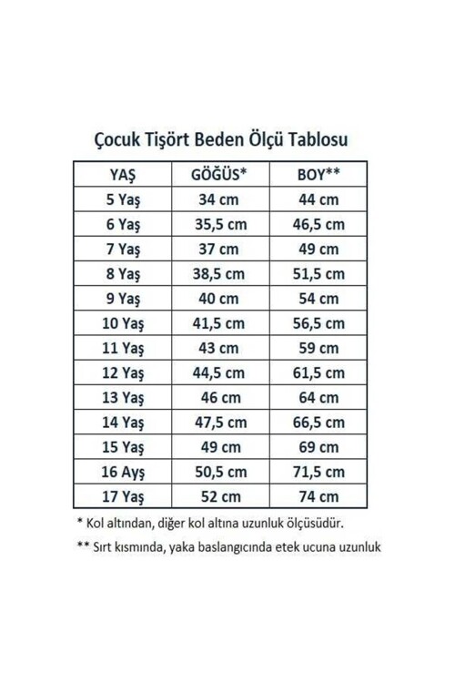 Kız Çocuk Okul Tarz %100 Pamuk T-Shirt - 5-17 Yaş AG001