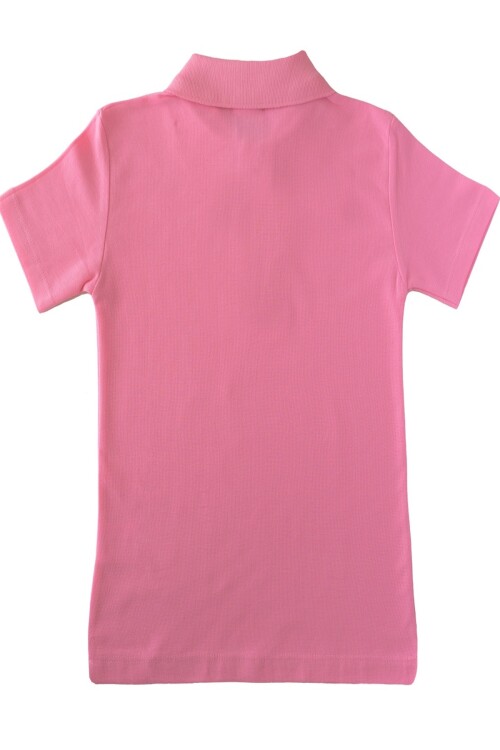 Kız Çocuk Okul Tarz %100 Pamuk T-Shirt - 5-17 Yaş AG001