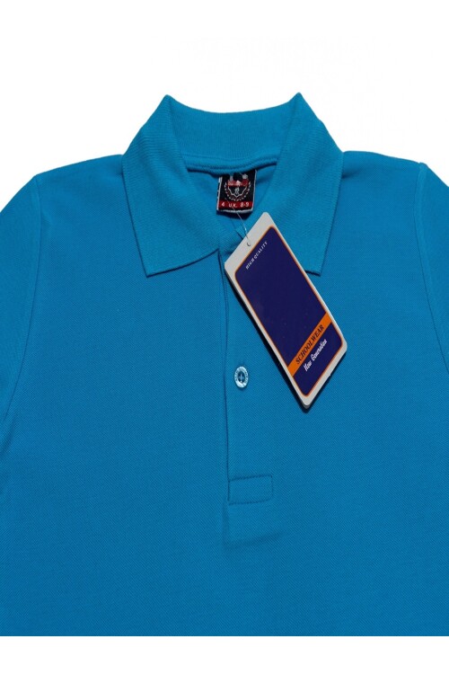 Kız Çocuk Okul Tarz %100 Pamuk T-Shirt -5-17 Yaş AG002