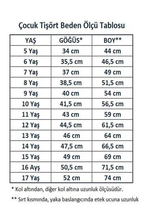 Kız Çocuk Okul Tarz %100 Pamuk T-Shirt -5-17 Yaş AG002