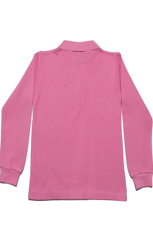 Kız Çocuk Okul Tarz %100 Pamuk T-Shirt -5-17 Yaş AG002