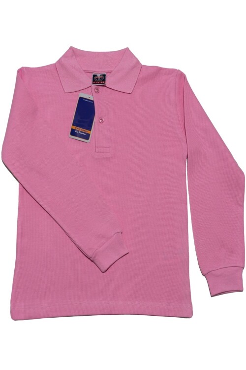 Kız Çocuk Okul Tarz %100 Pamuk T-Shirt -5-17 Yaş AG002