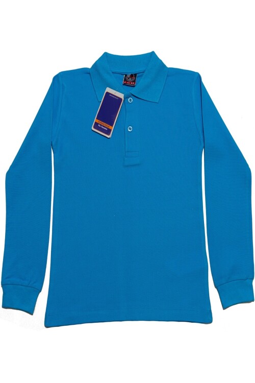 Kız Çocuk Okul Tarz %100 Pamuk T-Shirt -5-17 Yaş AG002