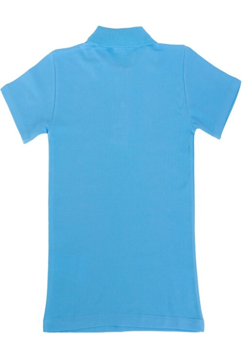 Kız Çocuk Okul Tarz %100 Pamuk T-Shirt - 5-17 Yaş AG003