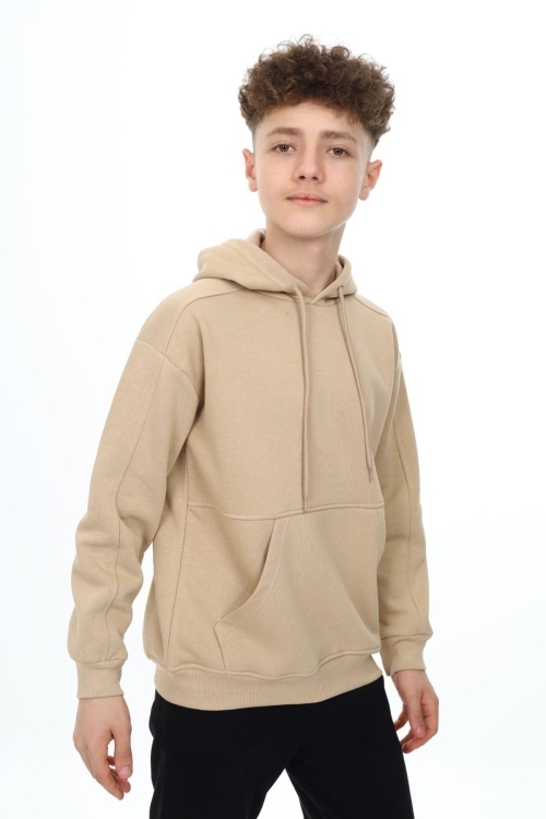Erkek Çocuk Kapüşonlu 3 İplik Sweatshirt Px7141.1
