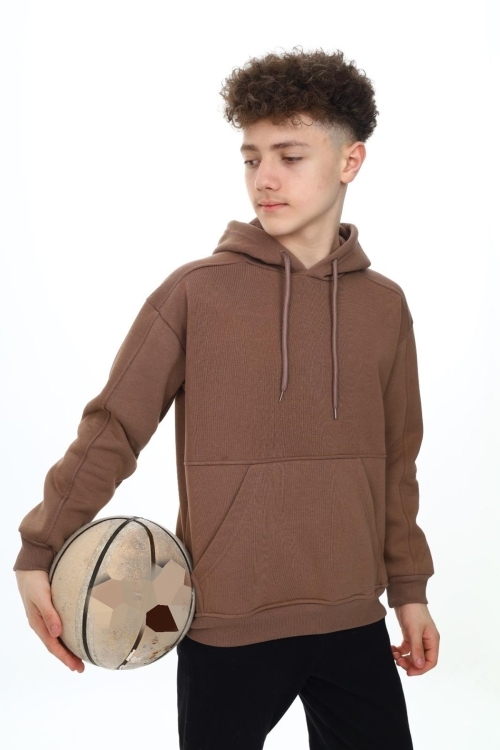 Erkek Çocuk Kapüşonlu 3 İplik Sweatshirt Px7141.1