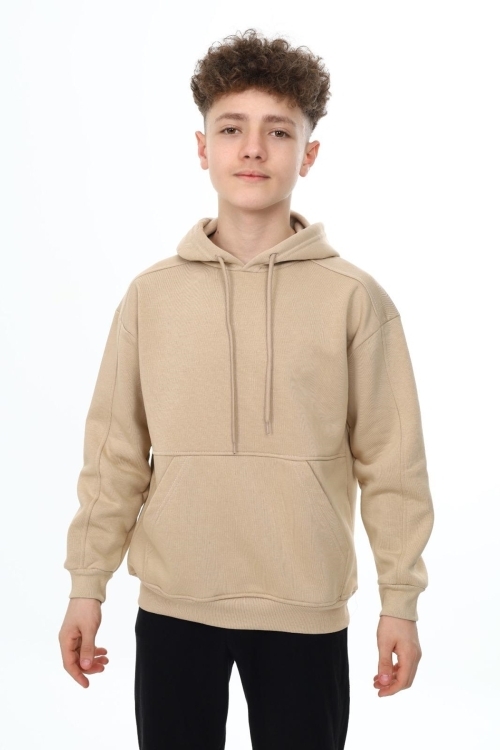 Erkek Çocuk Kapüşonlu 3 İplik Sweatshirt Px7141.1