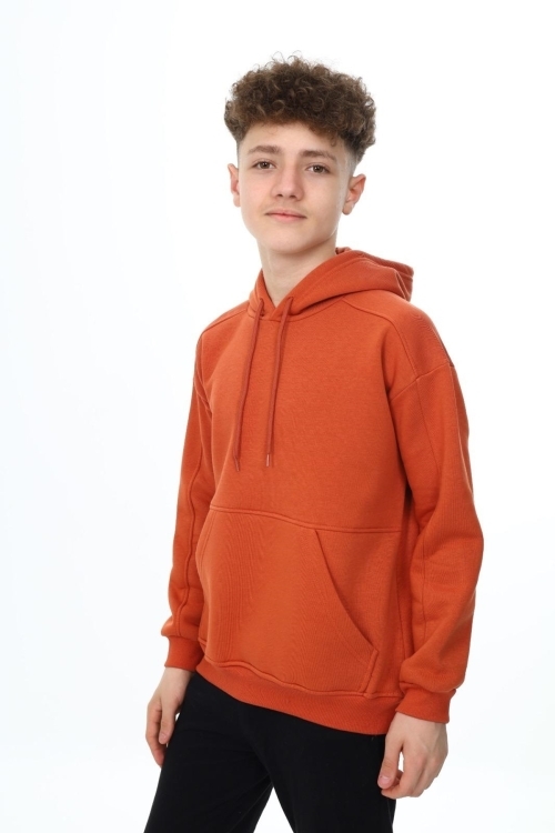 Erkek Çocuk Kapüşonlu 3 İplik Sweatshirt Px7141.1