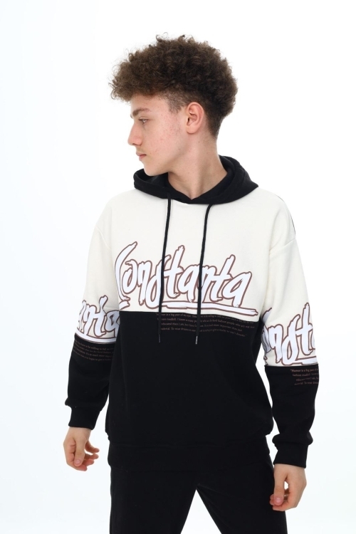 Erkek Çocuk Oversize Sweatshirt Hoodie Px7170.1
