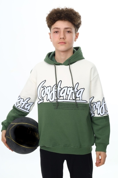Erkek Çocuk Oversize Sweatshirt Hoodie Px7170.1