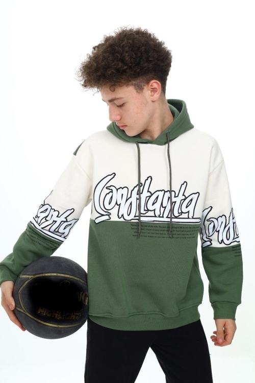 Erkek Çocuk Oversize Sweatshirt Hoodie Px7170.1