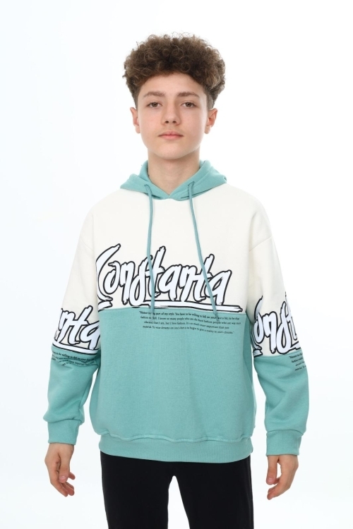 Erkek Çocuk Oversize Sweatshirt Hoodie Px7170.1