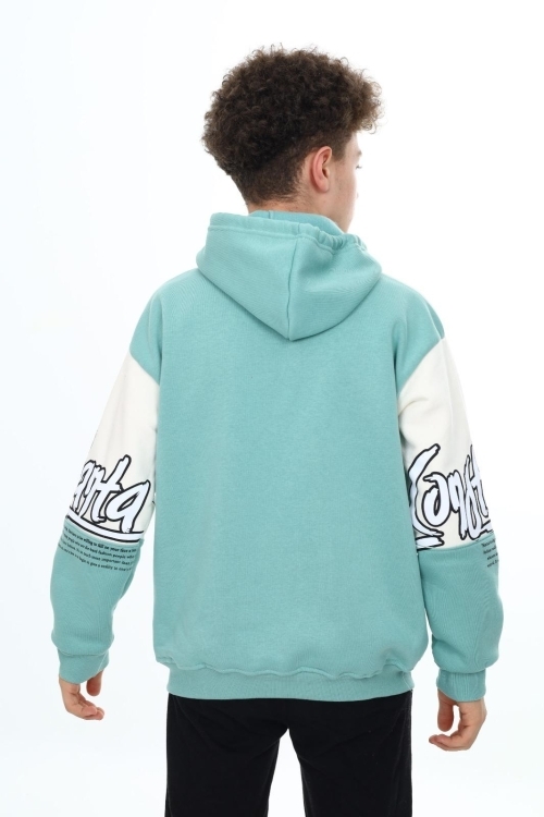 Erkek Çocuk Oversize Sweatshirt Hoodie Px7170.1