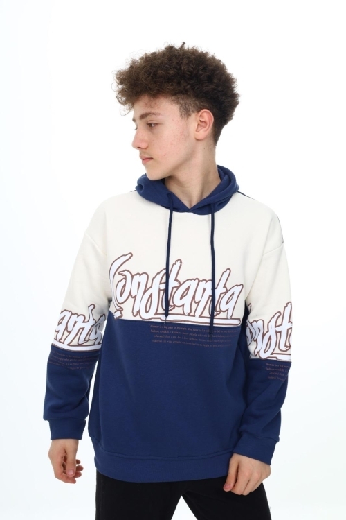 Erkek Çocuk Oversize Sweatshirt Hoodie Px7170.1
