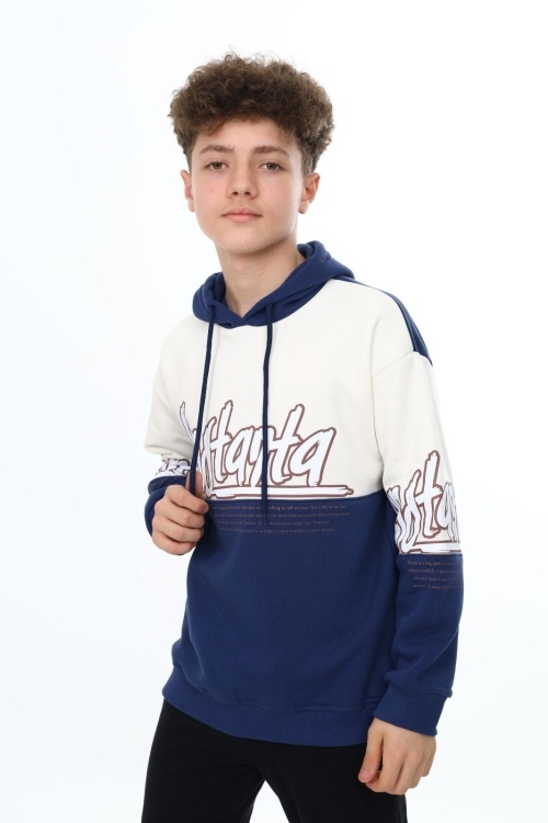 Erkek Çocuk Oversize Sweatshirt Hoodie Px7170.1