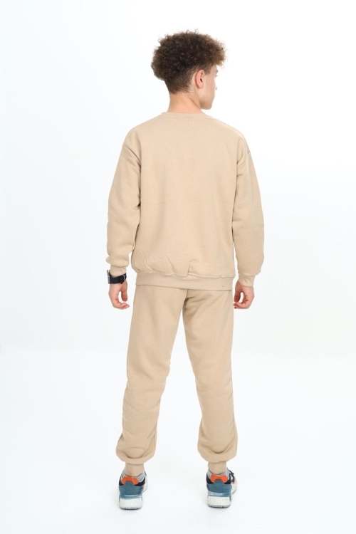 Erkek Çocuk Yaka Cepli 3 İplik Alt/Üst Takım Px 7137.1